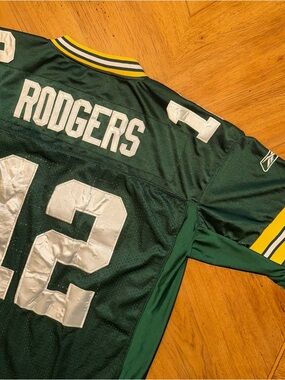 Reebok NFL On Field Aaron Rodgers Jersey Green Bay Packers #12 Men's Size 50